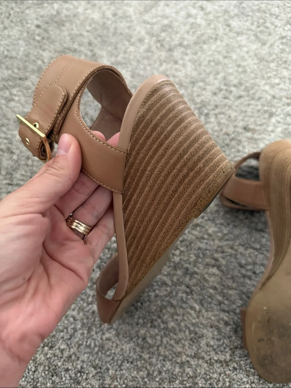 Steve Madden Women’s Nevrstp Wedge Sandal Bone Multi Snake 6.5